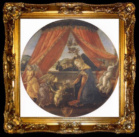 framed  Sandro Botticelli Madonna and Child (mk36), ta009-2